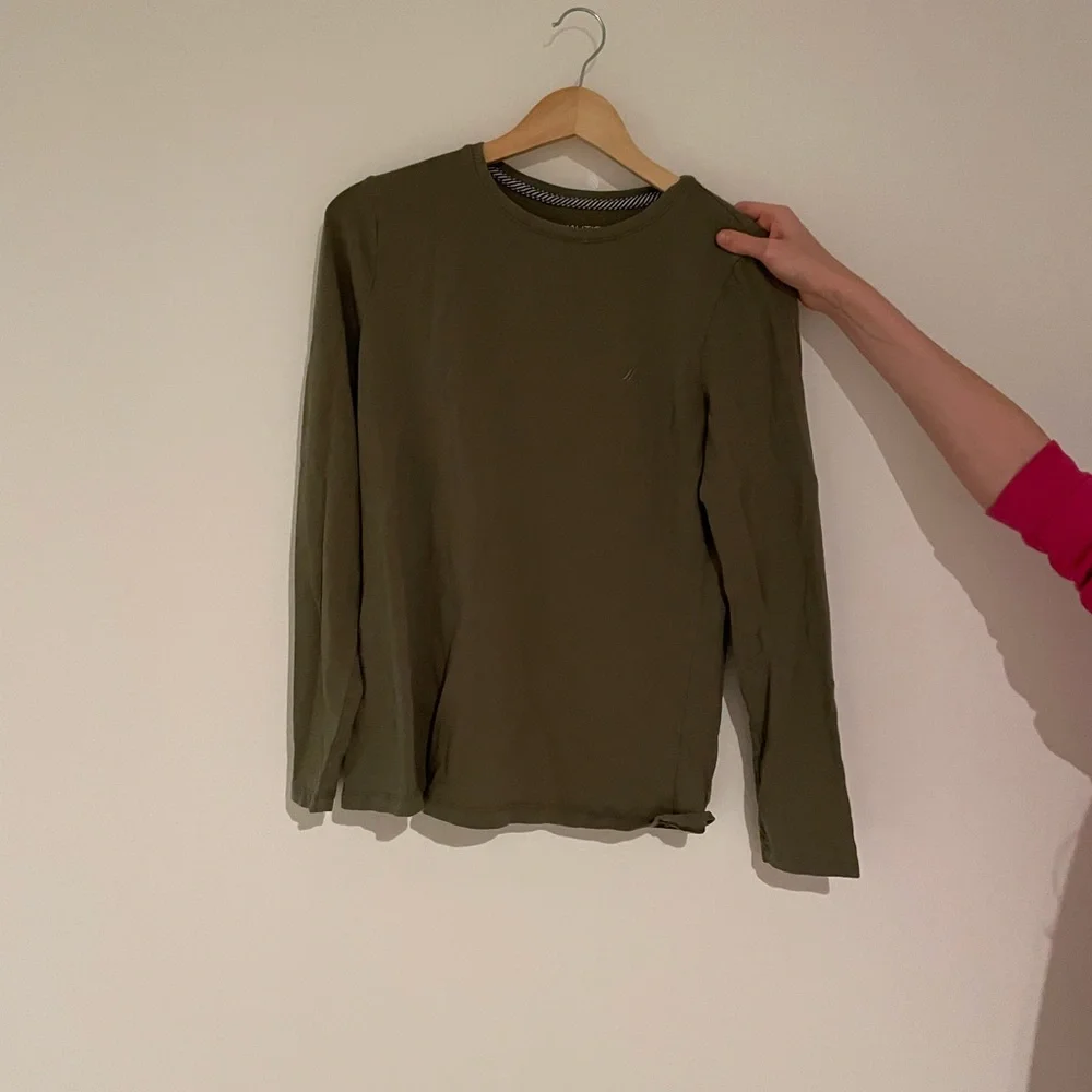 green, nautica, women’s, shirt - Picture 1 of 4